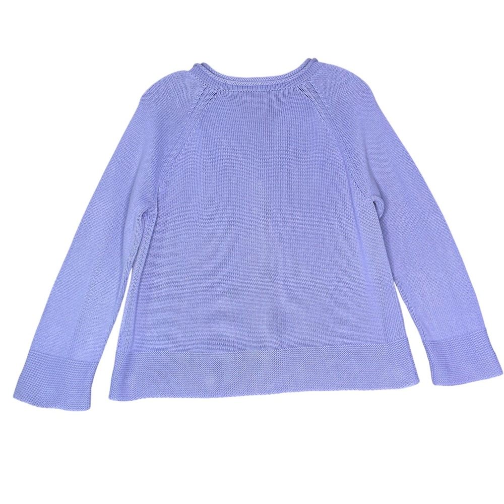 J. Jill Lilac Lavender V-Neck Button Cardigan - Picture 3 of 9